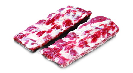 科尔沁牛业生鲜冷冻牛肉之美式牛排（背面）